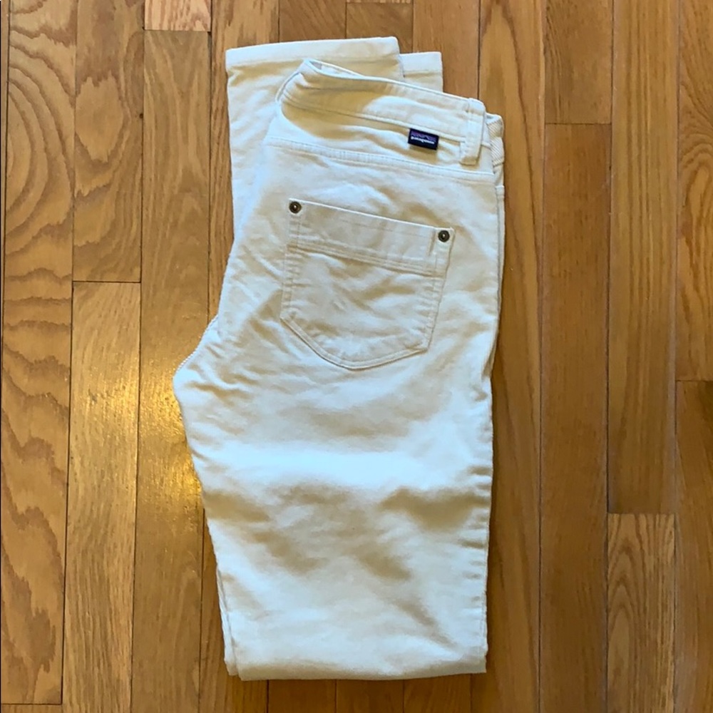 Cream Patagonia corduroy pant